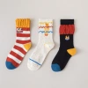 Fun French fries socks Women's mid-calf socks Spring and summer pure cotton women's socks Cartoon Dongdaemun ins Funny Socks Ugly Cute Trendy socks Specification image